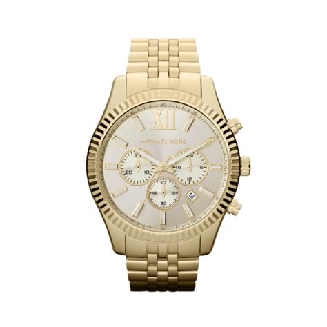 michael kors yellow gold watch|Michael Kors gold watches men.